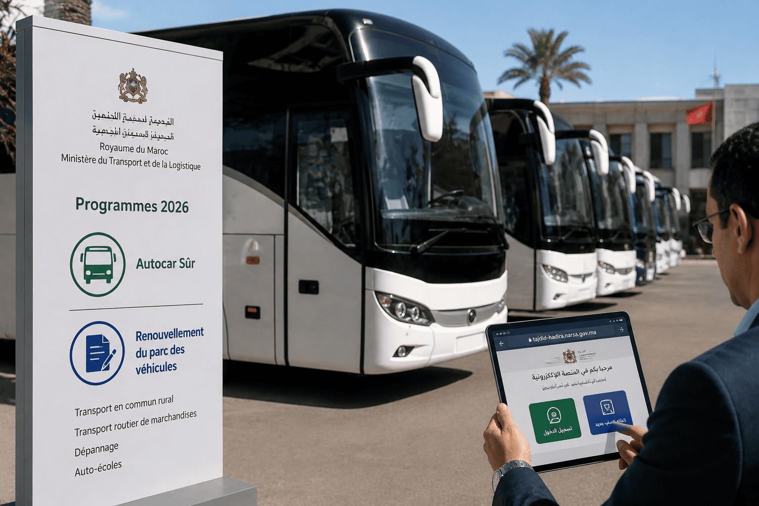 Maroc — Le gouvernement relance les aides au renouvellement des véhicules de transport